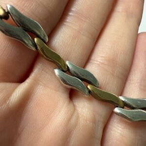 Vintage 925 Mexican Link Bracelet